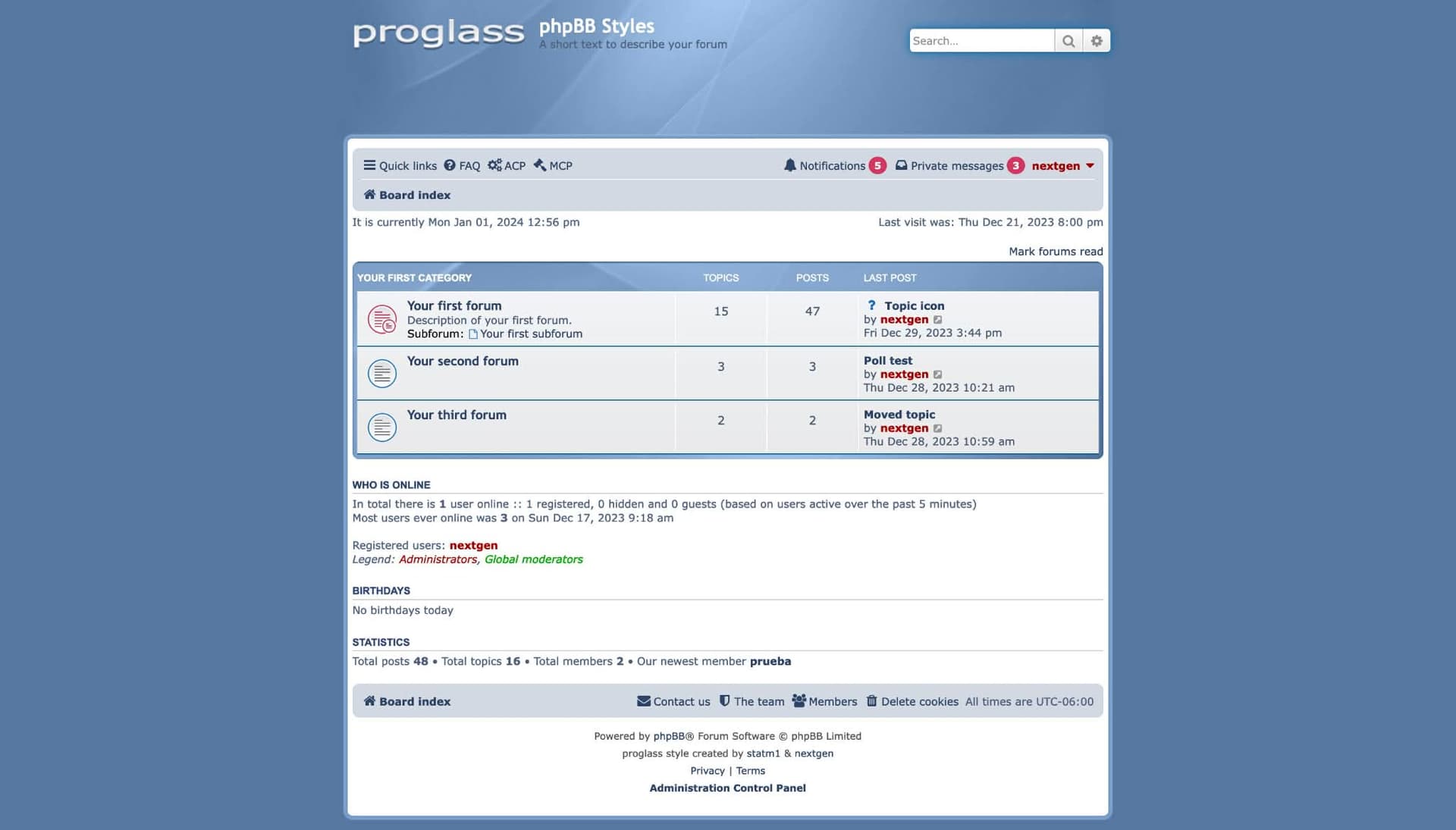 Proglass preview