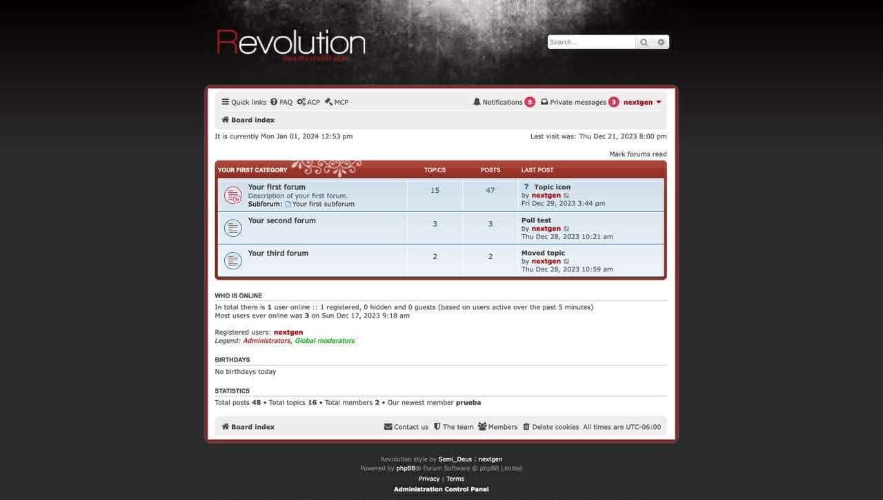 Revolution preview